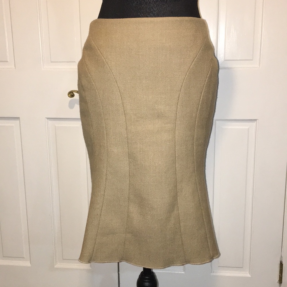 BCBG MaxAzria Wool Skirt w/ Lining